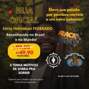 Assinatura Anual: Sócio Individual Federado FCB BR