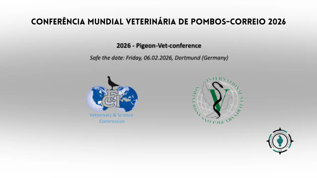 FCB BR: Garanta Sua Vaga na Conferência Mundial Veterinária de Pombos 2026