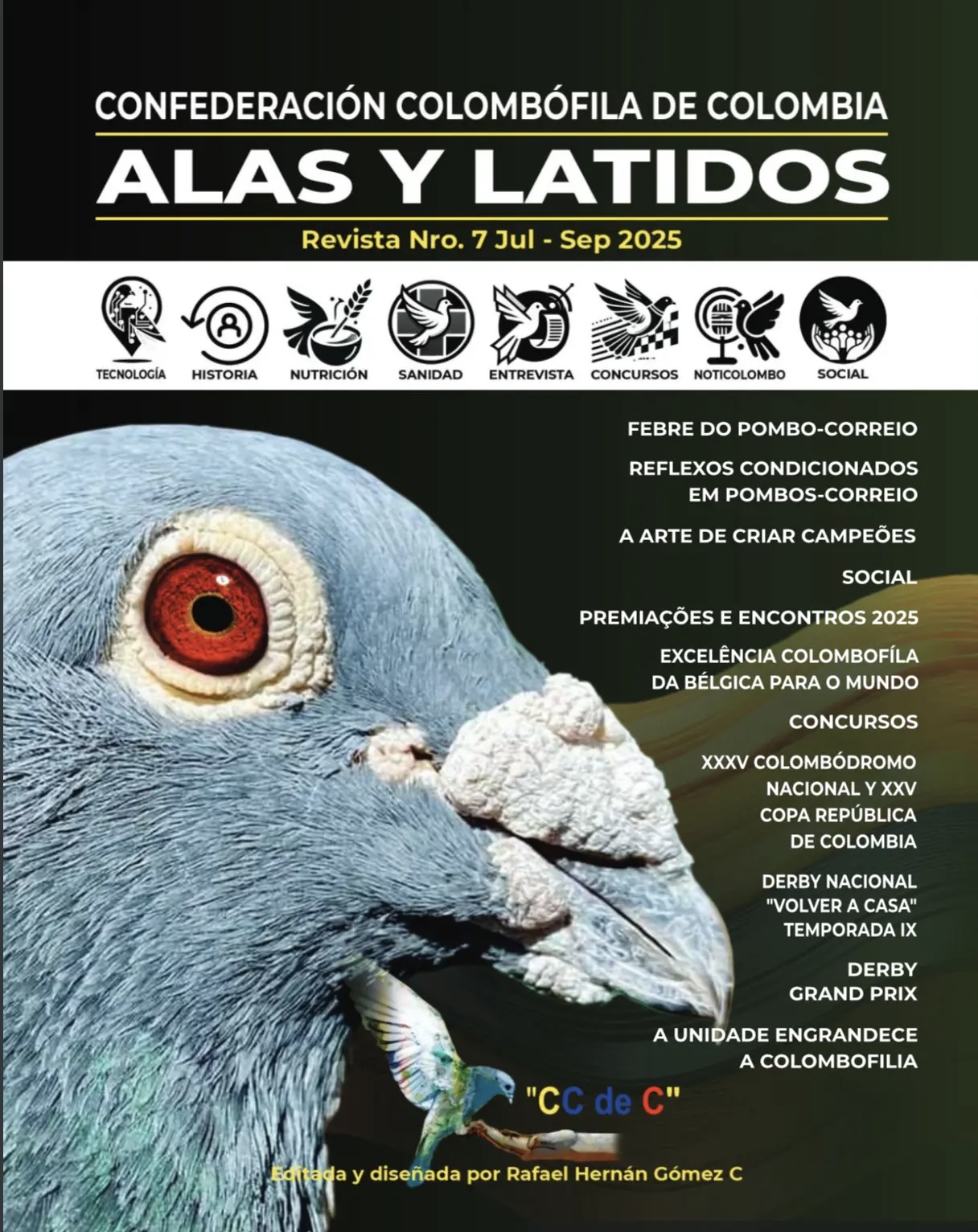FCB BR Celebra Lançamento da Revista “Alas y Latidos” da Confederação Colombófila da Colômbia: Um Marco para a Columbofilia Latino-Americana