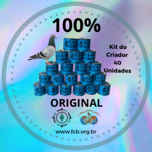 Anilhas Originais Oficiais 2026 FCB-BR/FCI - Kit 40 unidades