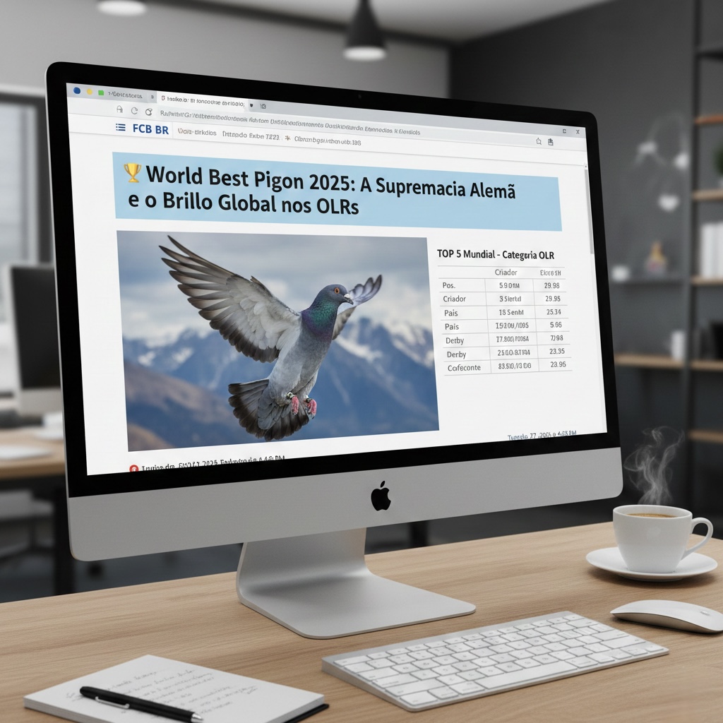 World Best Pigeon 2025: A Supremacia Alemã e o Brilho Global nos OLRs