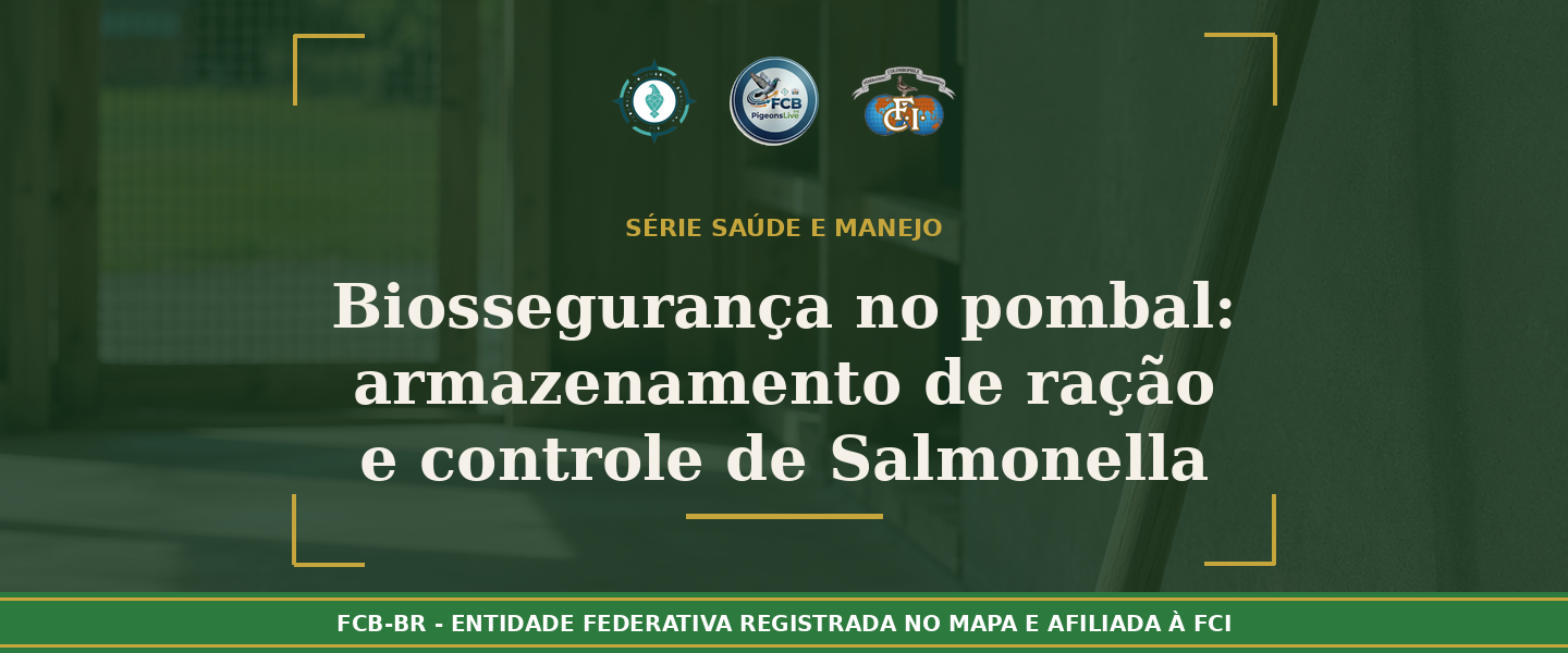 Biossegurança no Pombal: Armazenamento de Ração e o Controle de Salmonella