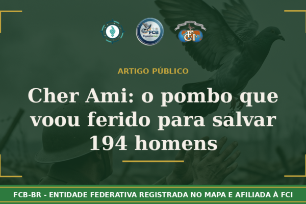 Cher Ami – O pombo que voou ferido para salvar 194 homens