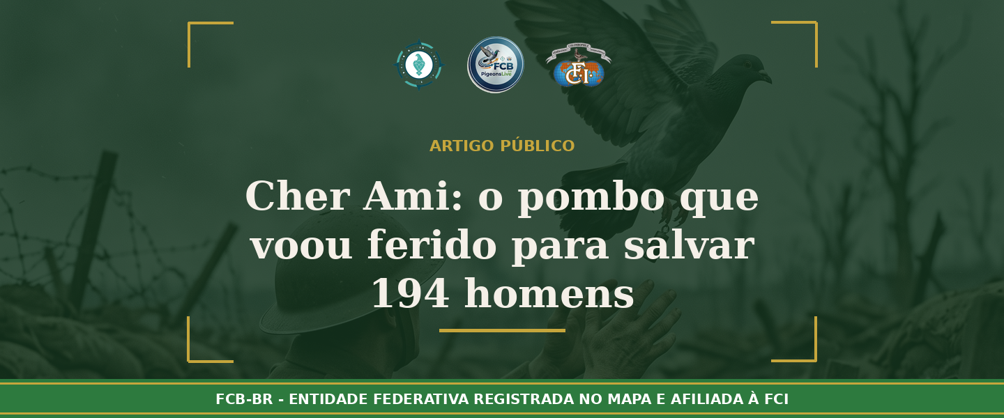 Cher Ami – O pombo que voou ferido para salvar 194 homens
